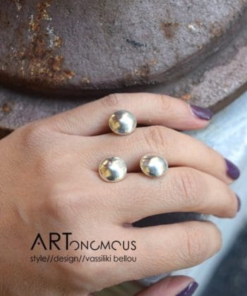 statement silver ring dedonaki artonomous