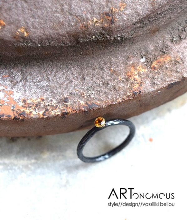 black tourmaline ring S Design artonomous