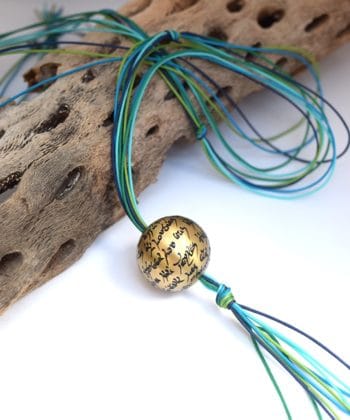 Κρεμαστό μπίλια με στίχους Ελλήνων Ποιητών