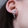 Prigipo New Collection Chloe Earrings Platinum2 Large