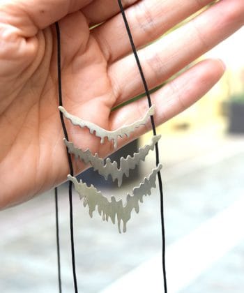 κρεμαστό ασημένιο Αρετή Σταθοπούλου Artonomous 2