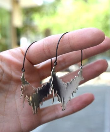 Σκουλαρίκια ασημένια Σταθοπούλου Artonomous 3