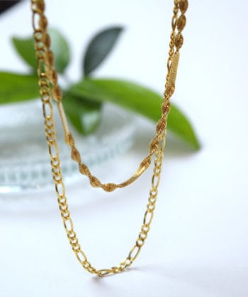 Αλυσίδα Ασήμι Επιχρυσωμένo Twist 1