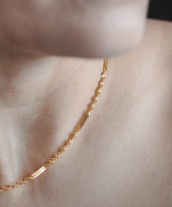 Αλυσίδα Ασήμι Επιχρυσωμένo - Twist