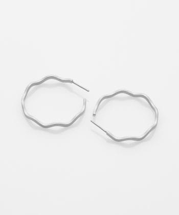 Πριγκιπώ κρίκοι ασήμι μεγάλοι