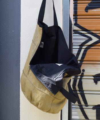 Τσάντα Ώμου Υφασμάτινη της άμμου 3