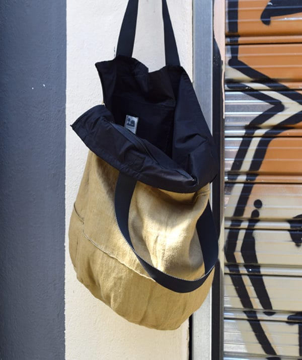 Τσάντα Ώμου Υφασμάτινη της άμμου