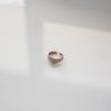 Δαχτυλίδι ματ ασήμι ροζ επιχρύσωμα