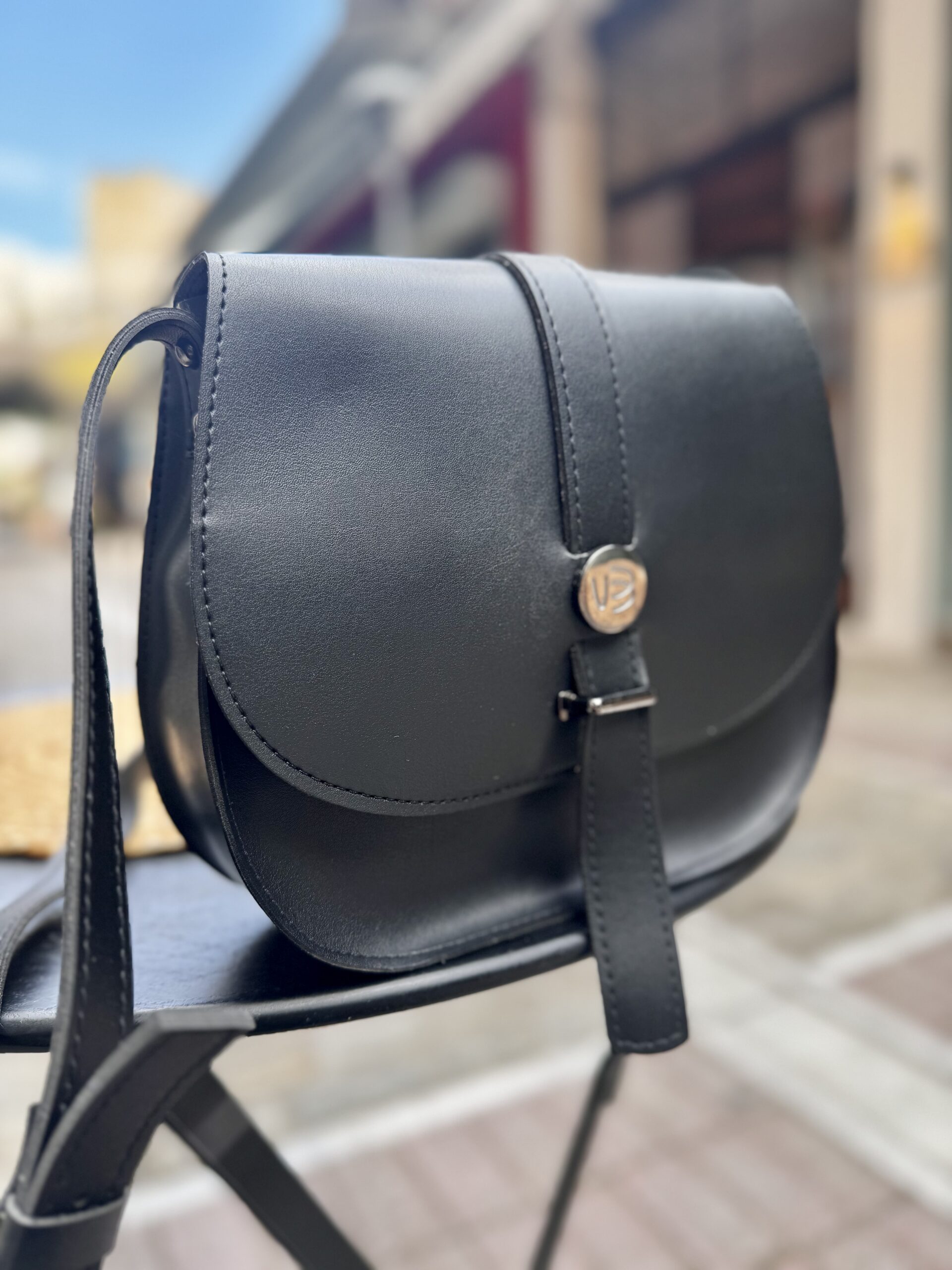 Τσάντα Χιαστί Ώμου Μικρή Μαύρο 3