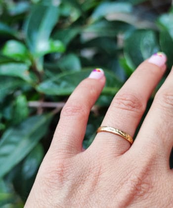 Δαχτυλίδι βεράκι ασήμι επιχρυσωμένο