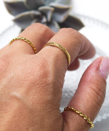 Δαχτυλίδι βεράκι ασήμι επιχρυσωμένο