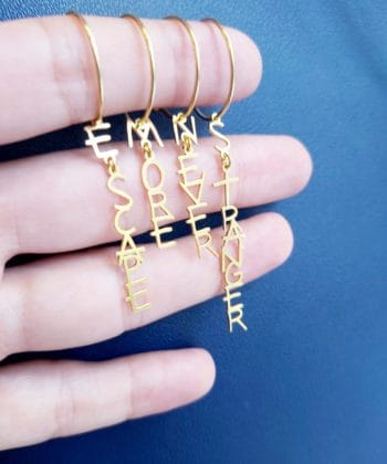 Σκουλαρίκι Ασήμι Επιχρυσωμένο ESCAPE02