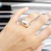 Δαχτυλίδι Ασήμι Μονό ή Διπλό Γυαλιστερό