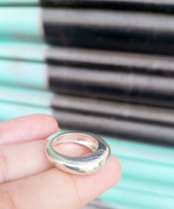 Δαχτυλίδι Ασήμι Μονό ή Διπλό Γυαλιστερό