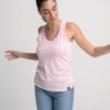 Γυναικείο αμάνικο μπλούζα - Ροζ