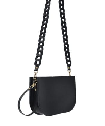 Δερμάτινη τσάντα Μαύρο 2α