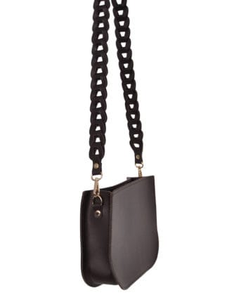 Δερμάτινη τσάντα Μαύρο 2β