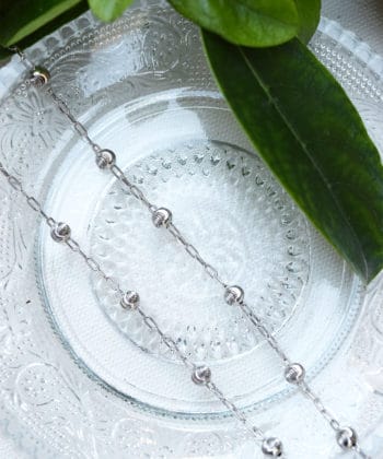 Αλυσίδα Ασήμι Beads XL 4