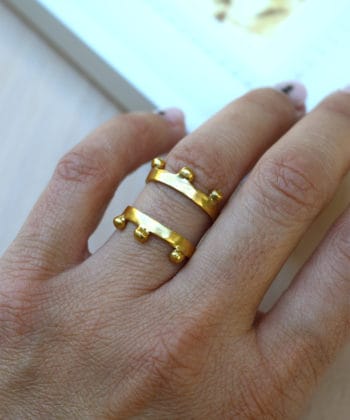 Δαχτυλίδι επίχρυσο 1b