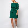 Φόρεμα βαμβακερό Oversized Πράσινο 1