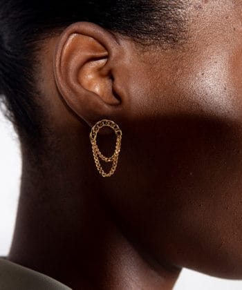 Stevie Earring Arch Gold Plated A