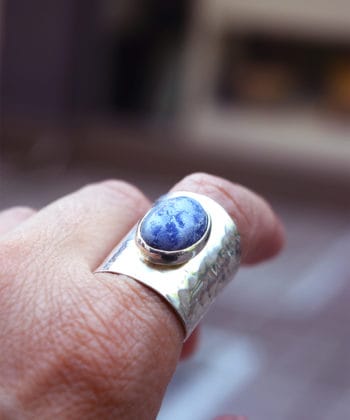 Δαχτυλίδι ασήμι Lapis Lazuli πέτρα C