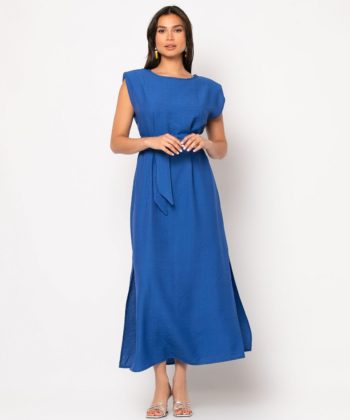 Φόρεμα Midi βάτες μπλε 1
