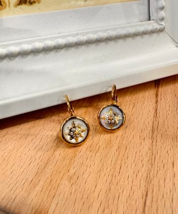 Σκουλαρίκια χρυσό φίλντισι 1