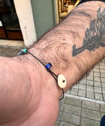 Βραχιόλι Unisex με ημιπολύτιμες πέτρες 4β