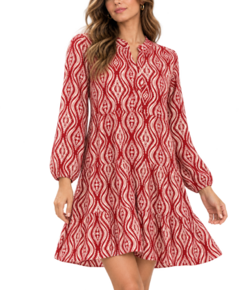 Short Burgundy Red Dress