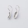 Long Earrings with Verses by Greek Poets Oval Design