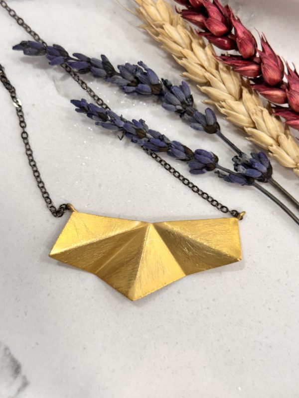 Gold Plated Geomatric Pendant