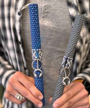 Λαμπάδα Μελισσοκέρι Μπρελόκ Ακουστικά Μπλε 2