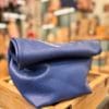 Τσάντα δερμάτινη Clutch Μπλε