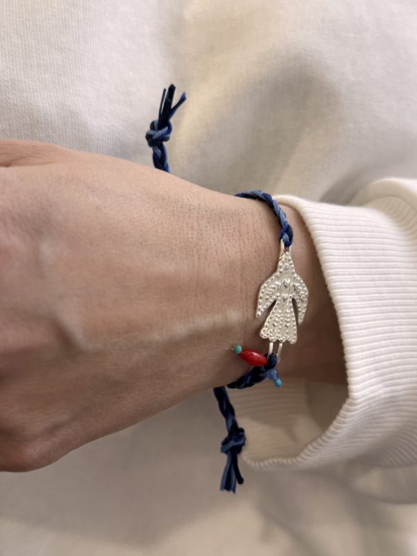 Silver Bracelet with Bird Charm