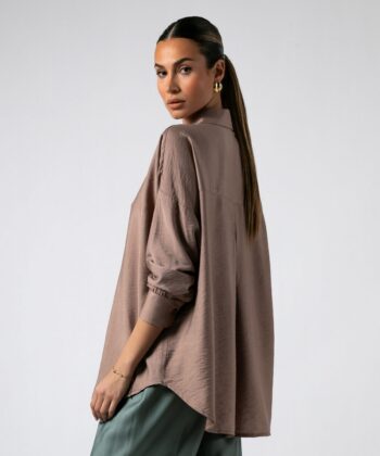 Γυναικείο Πουκάμισο Μακρυμάνικο Oversized Πούρο 4