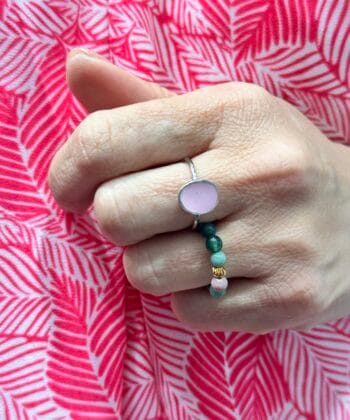 Δαχτυλίδι Ημιπολύτιμες Πέτρες Τουρμαλίνη 2