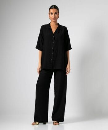 Σετ Πουκάμισο Παντελόνα Μαύρο 1