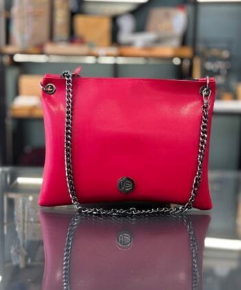 Τσάντα φάκελος χιαστί κόκκινο 3