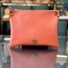 Coral Pink Crossbody Clutch Bag