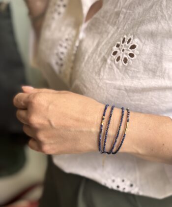 Βραχιόλι Ημιπολύτιμες Πέτρες Lapis Lazuli