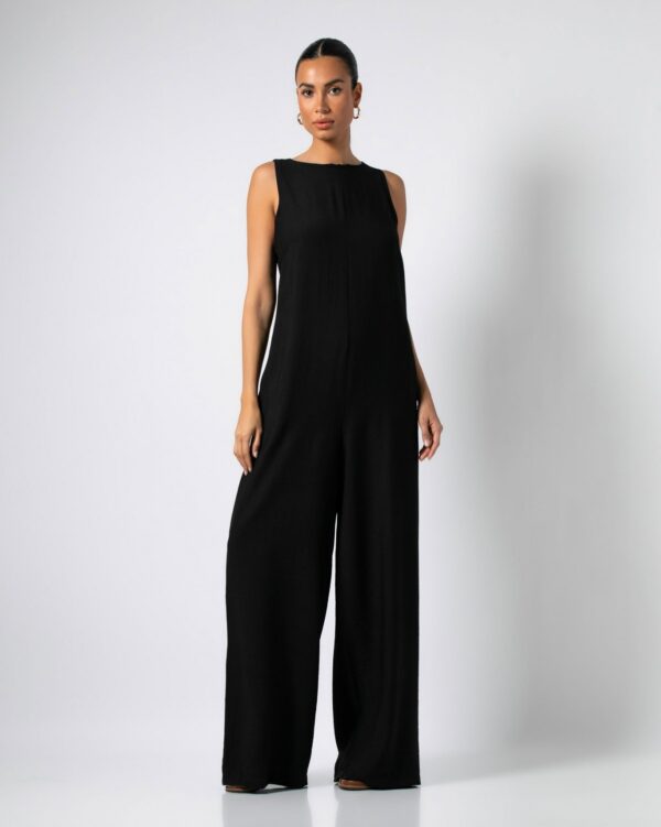 Sleeveless Black Jumpsuit