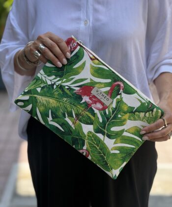 Flamingo Clutch Bag