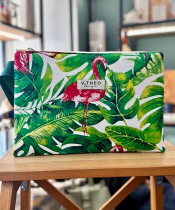 Τσάντα Φάκελος Κίτρινος Φλαμίγκο