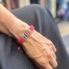 Handmade Boho Macrame Bracelet Fuchsia Pink