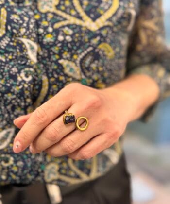 Δαχτυλίδι Ασήμι Αμέθυστος 1