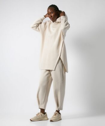 Σετ Φούτερ Κουκούλα Παντελόνι Tρούκ Εκρού 6