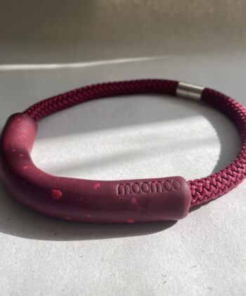 Κολιέ Περιδέραιο Πολυμερικός Πηλός Μπορντό 1