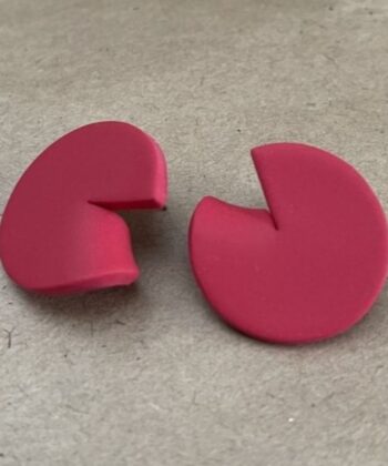 Σκουλαρίκια Πολυμερικός Πηλός Στρογγυλά Pac Man 1