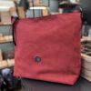 Τσάντα Ώμου Suede Κόκκινο 2